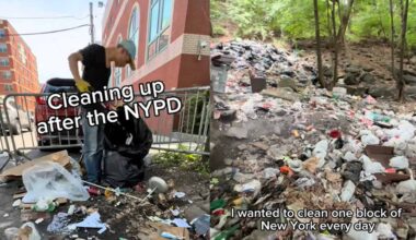 Neighbors Get Swept Up in Man's Viral Journey to Clean a NYC Street Block Every Day for 100 Days