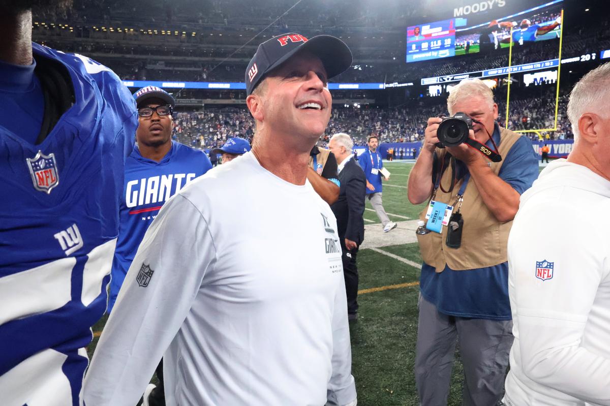 John Harbaugh's opening act was everything Giants brought him here for
