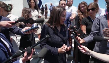 News 12 | Bronx | Rep Alexandria Ocasio Cortez Talks Possible Presidential Run With New York Times