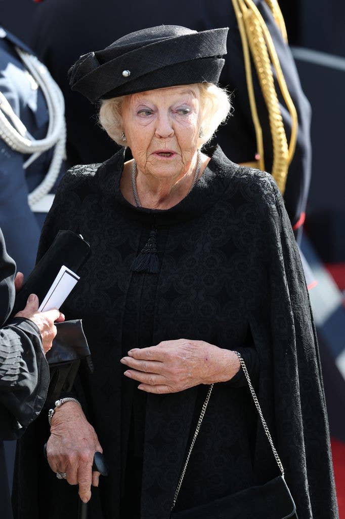 Beatrix of the Netherlands during the funeral of King Harald V of Norway on September 09, 2026 in Oslo, Norway. 