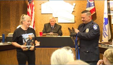 Brooklyn Heights swears in its first police K-9, named in honor of fallen Euclid Officer Jacob Derbin