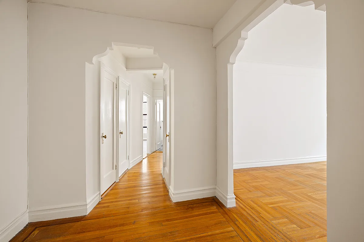 foyer with arched doorways