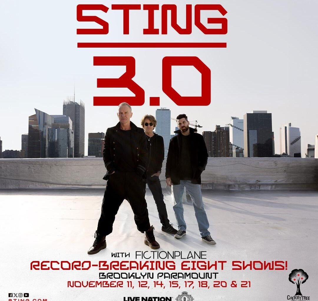 Sting Expands 'STING 3.0' Brooklyn Paramount Residency With Two More Shows