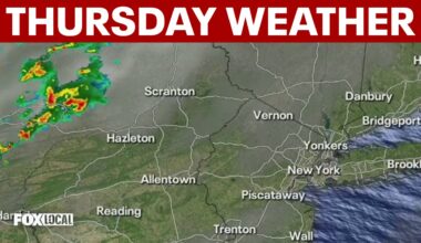 NYC weather: Warm and humid Thursday with afternoon showers expected