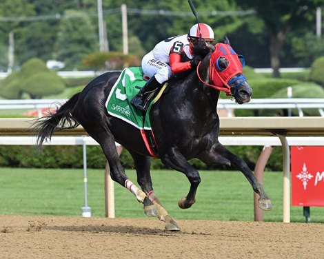 Buttah wins the 2026 John Morrissey Stakes at Saratoga Race Course