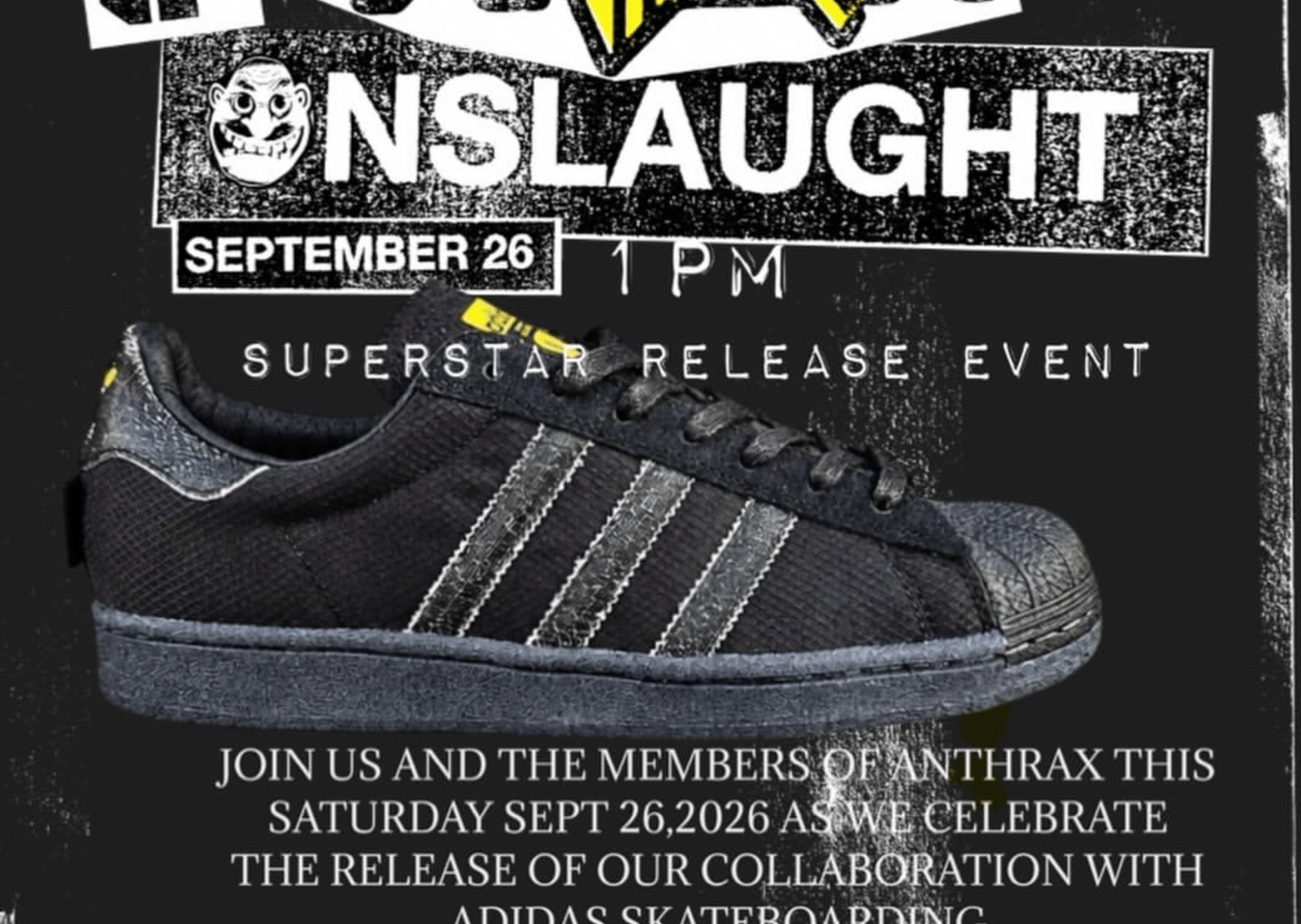 Anthrax x Brooklyn Projects x adidas Superstar