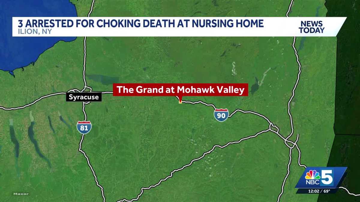Three New York nursing home staff members charged in resident’s choking death