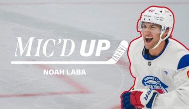 Noah Laba Mic'd Up: New York Rangers Training Camp