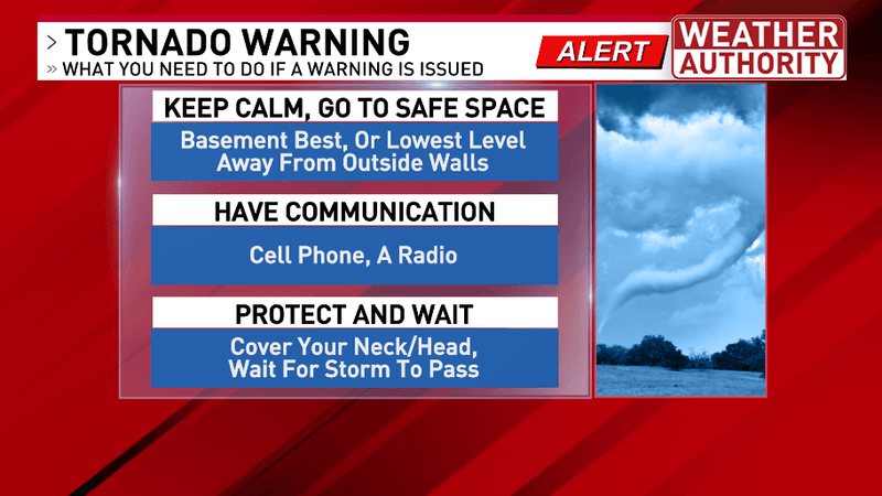 TORNADO WARNING SAFETY
