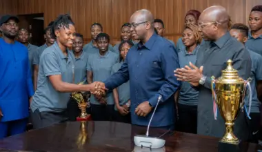 Edo State governor in Nigeria rewards Edo Queens with 50 million naira for victory