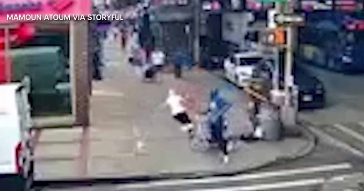 90-year-old NYC woman attacked with crib full of trash in shocking video