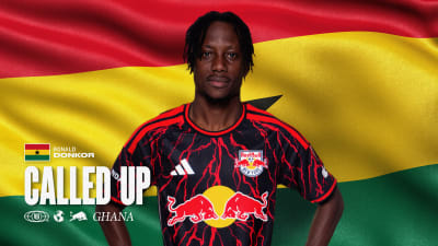 Red Bull New York Midfielder Ronald Donkor Named to Ghana National Team Roster for Upcoming AFCON Qualifiers