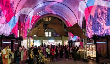 Evian Celebrates its 200th Anniversary Under a Bridge in Brooklyn