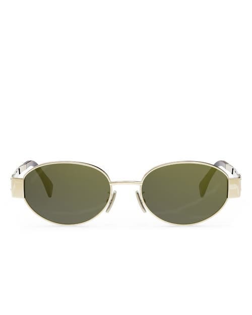 Triomphe 54mm Oval Sunglasses