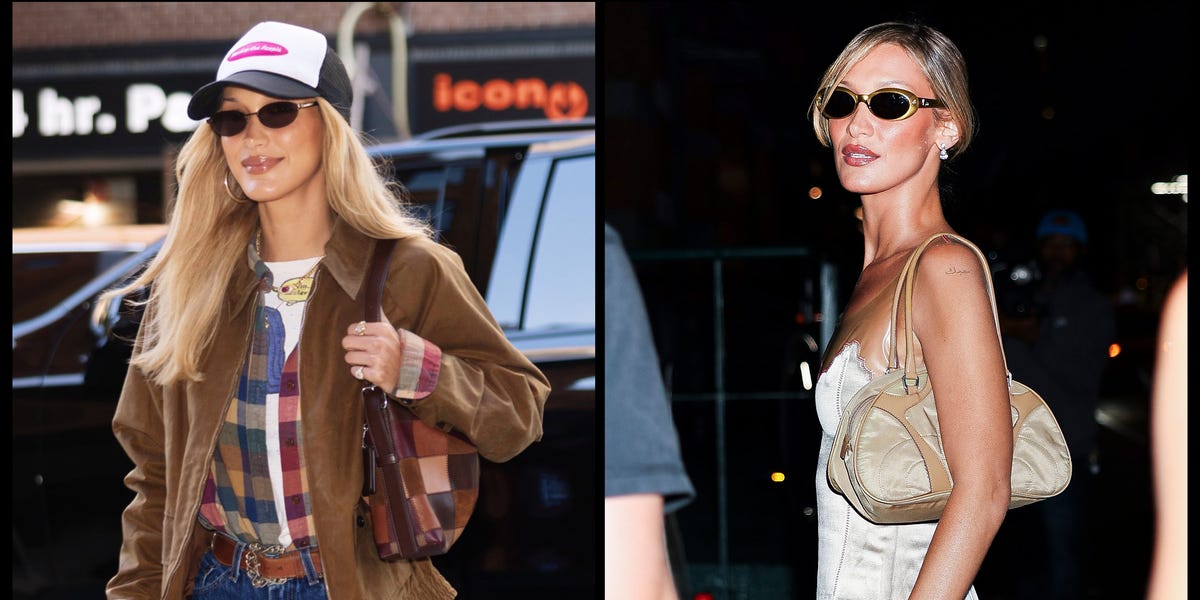 Bella Hadid Goes From Uggs to Vintage Prada in a Matter of Hours in NYC