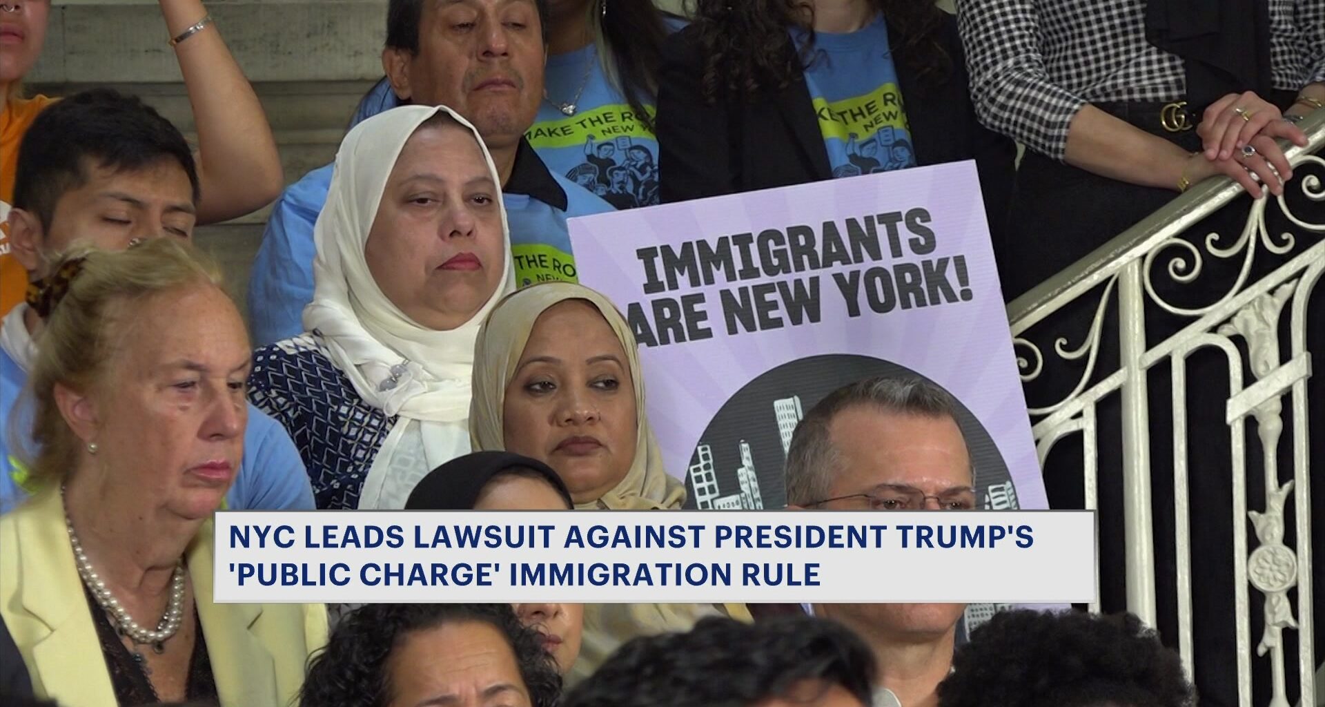 News 12 | Brooklyn | States Cities Sue Over Trump Rule Seeking To Deny Green Cards To Immigrants Using Public Benefits