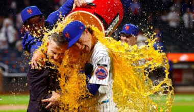 Benge breaks Mets rookie hits record held by Alonso in New York's 10-3 win over Phillies :: WRAL.com