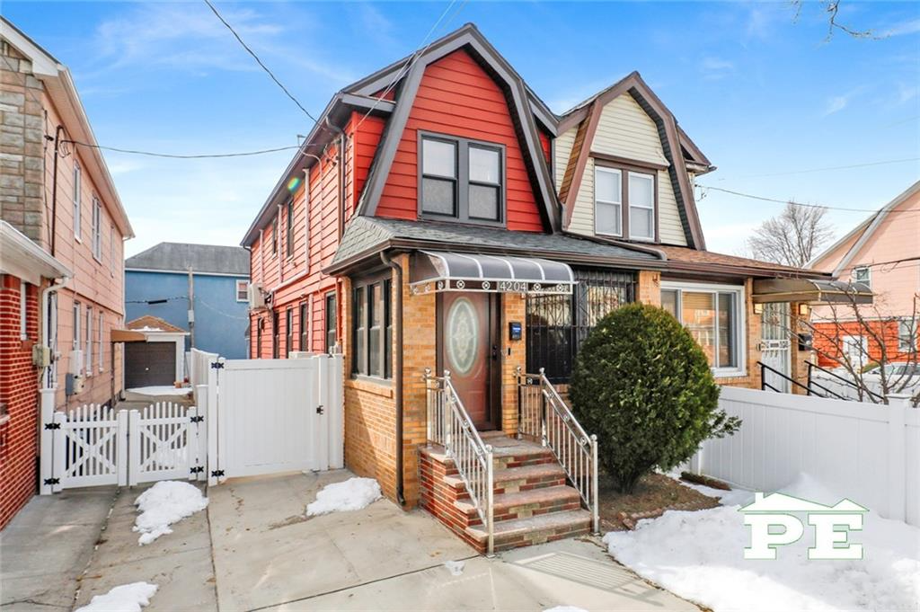 exterior of a semi-detached house