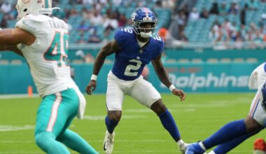 NY Giants’ depth chart: Deonte Banks wins starting CB job, and other surprises