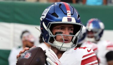 NY Giants add backup QB to roster ahead of game vs. Tennessee Titans