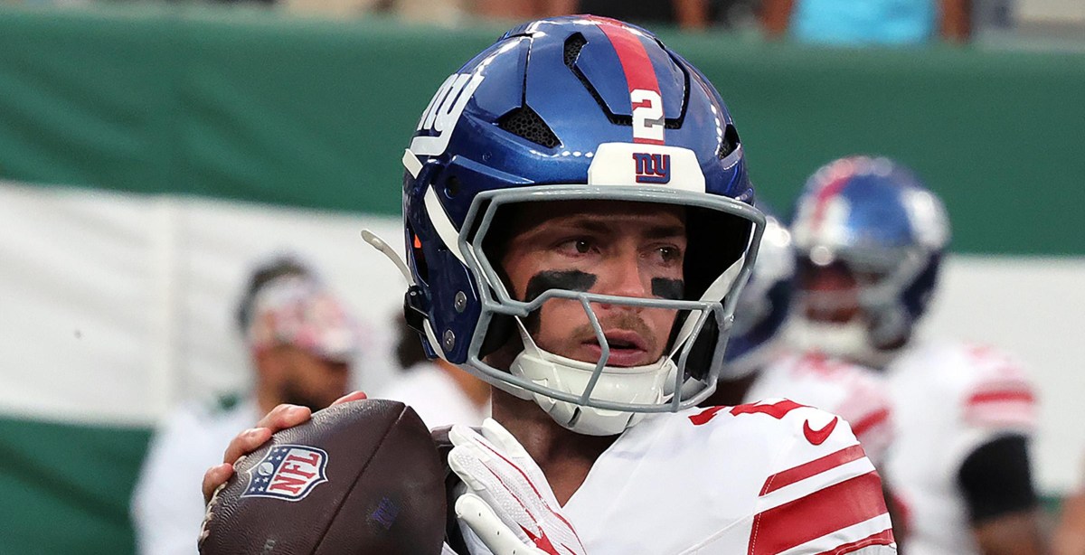 NY Giants add backup QB to roster ahead of game vs. Tennessee Titans
