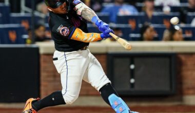 Alvarez hits 2 homers, Mets go deep 5 times to back McLean in 10-6 win over Giants