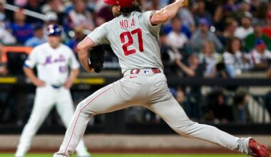 Nola dominates Mets in 3-0 win as Phillies tie Cubs for top NL wild card