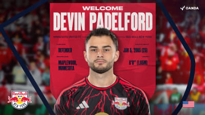 Red Bull New York Acquires Defender Devin Padelford via Loan from Minnesota United FC