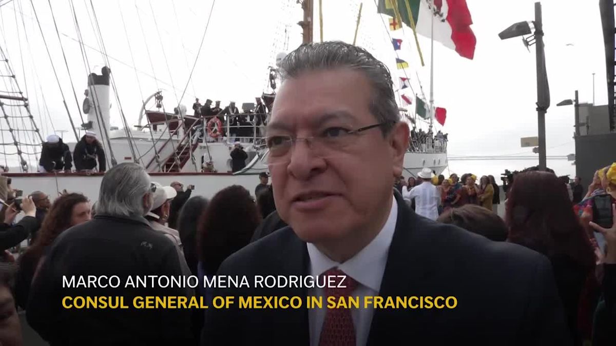 Mexican tall ship arrives in San Francisco a year after Brooklyn Bridge crash