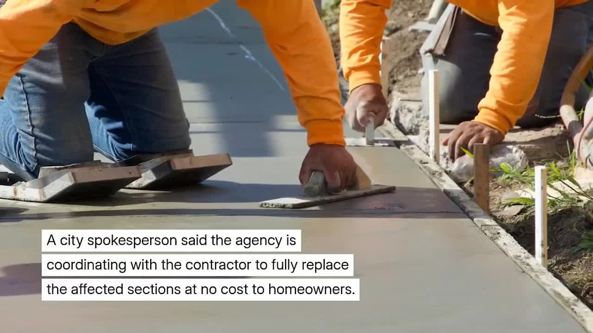 NYC Replacing Damaged Sidewalks Installed Just Last Year During Staten Island Sewer Project