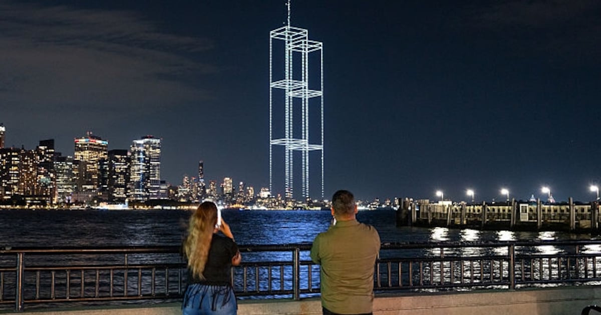 Drone tribute marks 2,997 lives lost on September 11