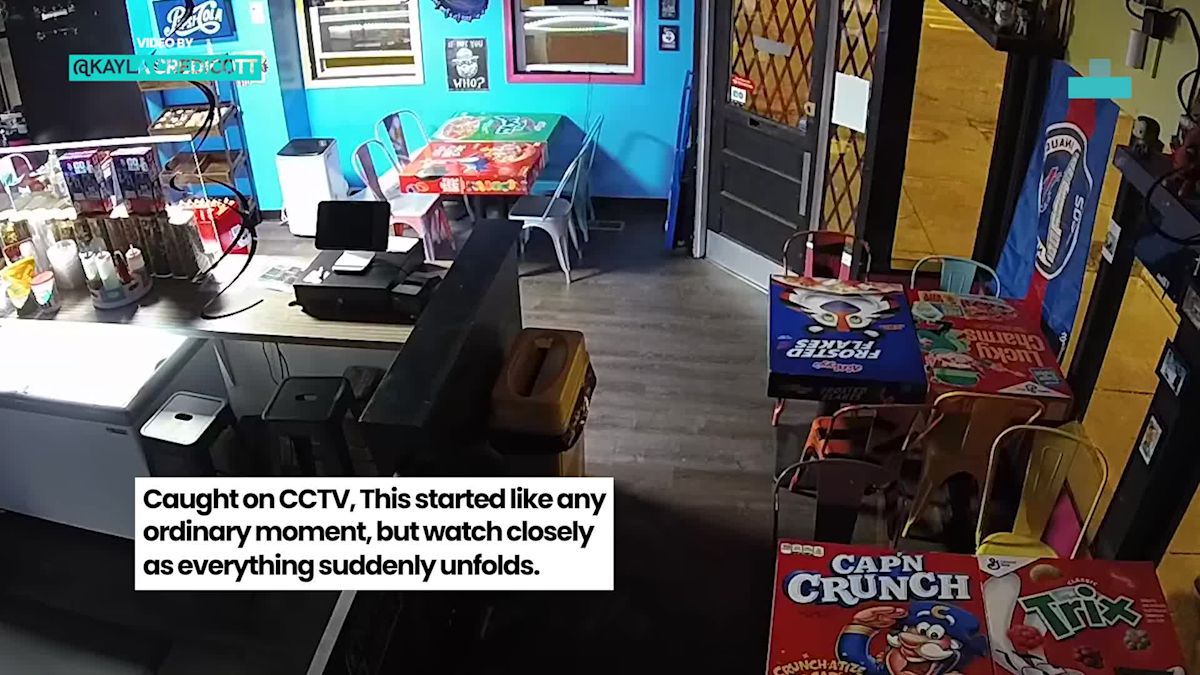 New York Store Owner Spots Break-In On Security Camera