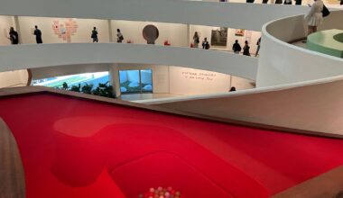 Artist creates marble run in New York's Guggenheim Museum