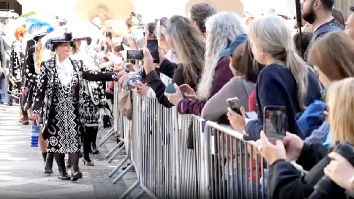 Pearly Kings and Queens bring London’s Cockney tradition to life