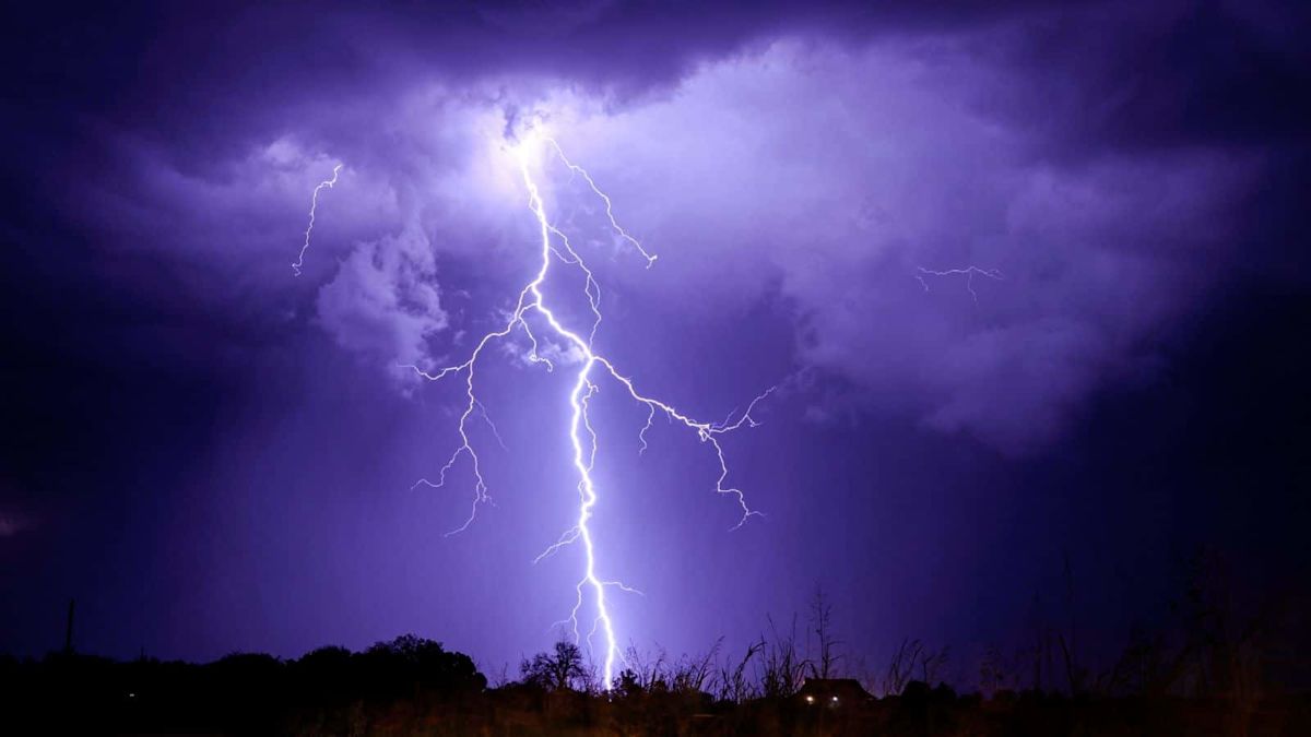 Doorbell Camera Captures Moment Staten Island Man Survives Lightning Incident