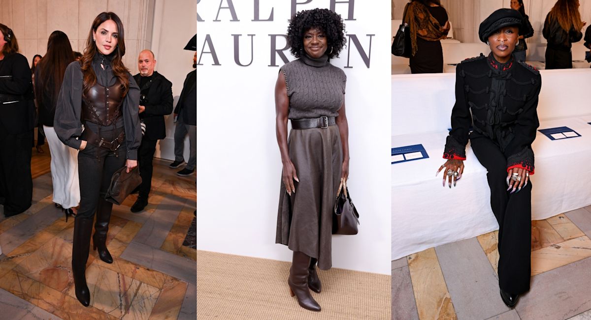 Celebrity Boots at the Ralph Lauren Spring 2027 Show in New York