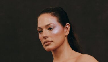 Ashley Graham showcases incredible curves in plunging satin dress inside luxurious NYC apartment