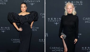 Salma Hayek and Pamela Anderson lead the glamour at star-studded NYC gala