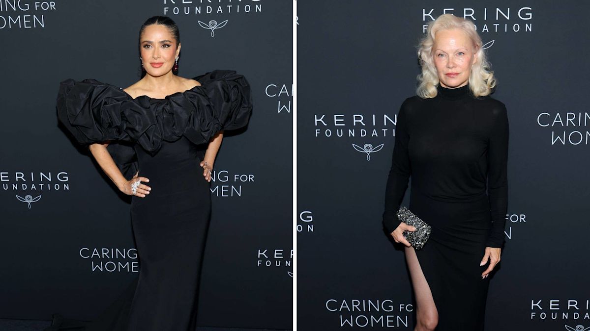 Salma Hayek and Pamela Anderson lead the glamour at star-studded NYC gala