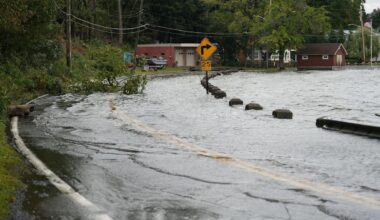 How much rain has fallen in New York? Latest nor'easter totals, flooding updates