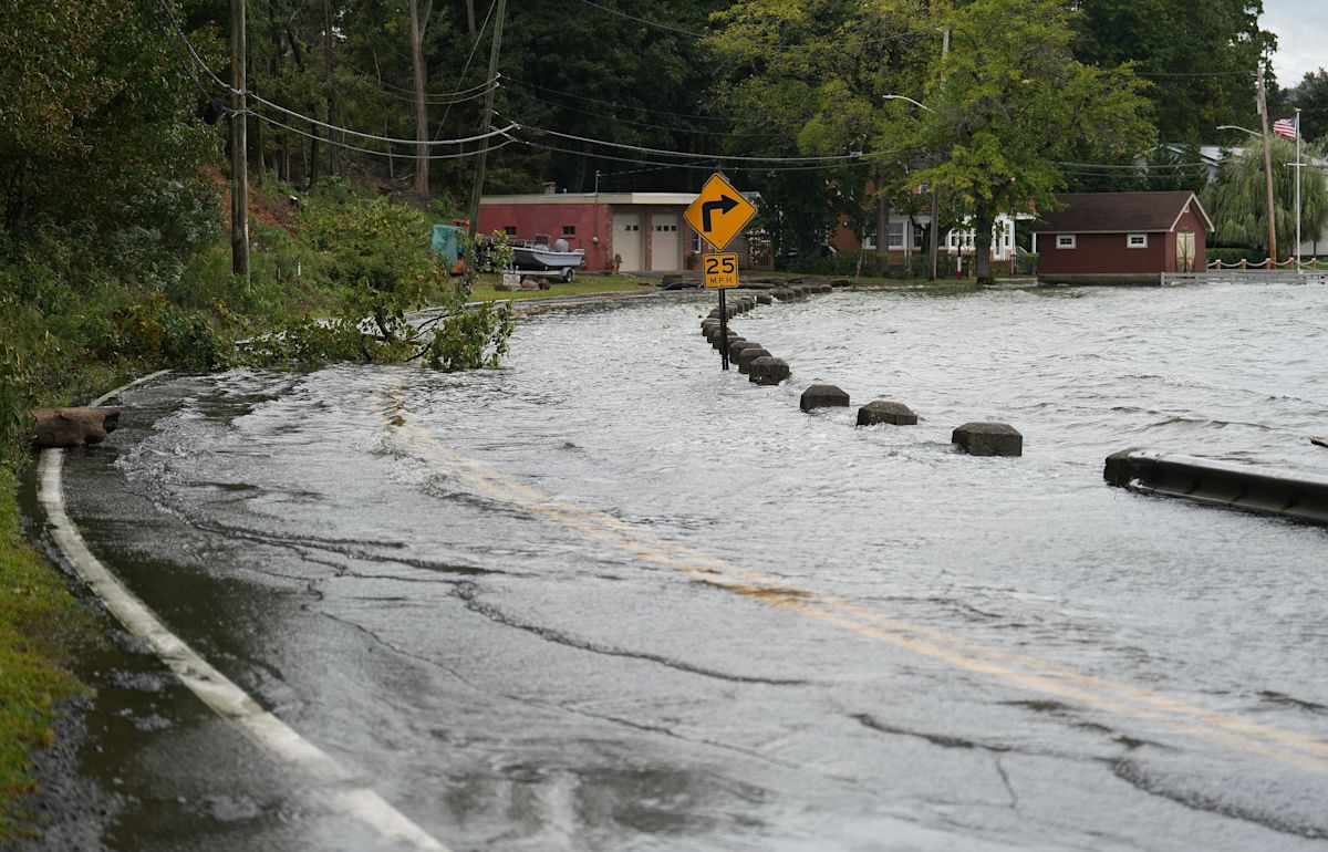 How much rain has fallen in New York? Latest nor'easter totals, flooding updates