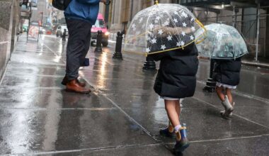 How much did it rain in New York City from nor'easter? See inch counts
