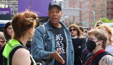 IN PHOTOS: Hundreds rally against NYC’s NYU Langone Hospital’s capitulation to Trump on trans healthcare