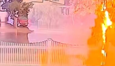 Man struck by lightning while walking to a dentist appointment