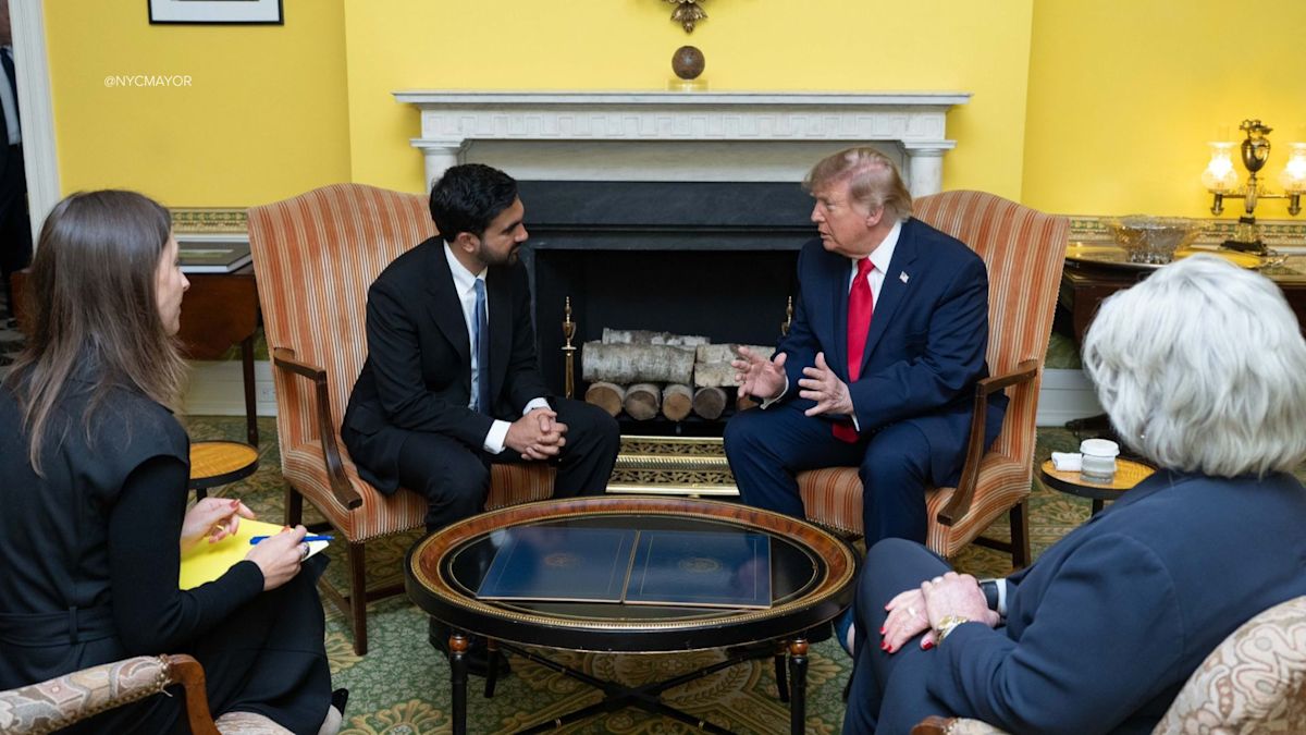 With the world's leaders waiting, Trump meets with Mamdani