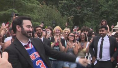 Zohran Mamdani lookalike contest in Manhattan