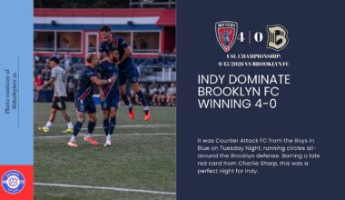USL-Championship: Indy dominate Brooklyn FC winning 4-0
