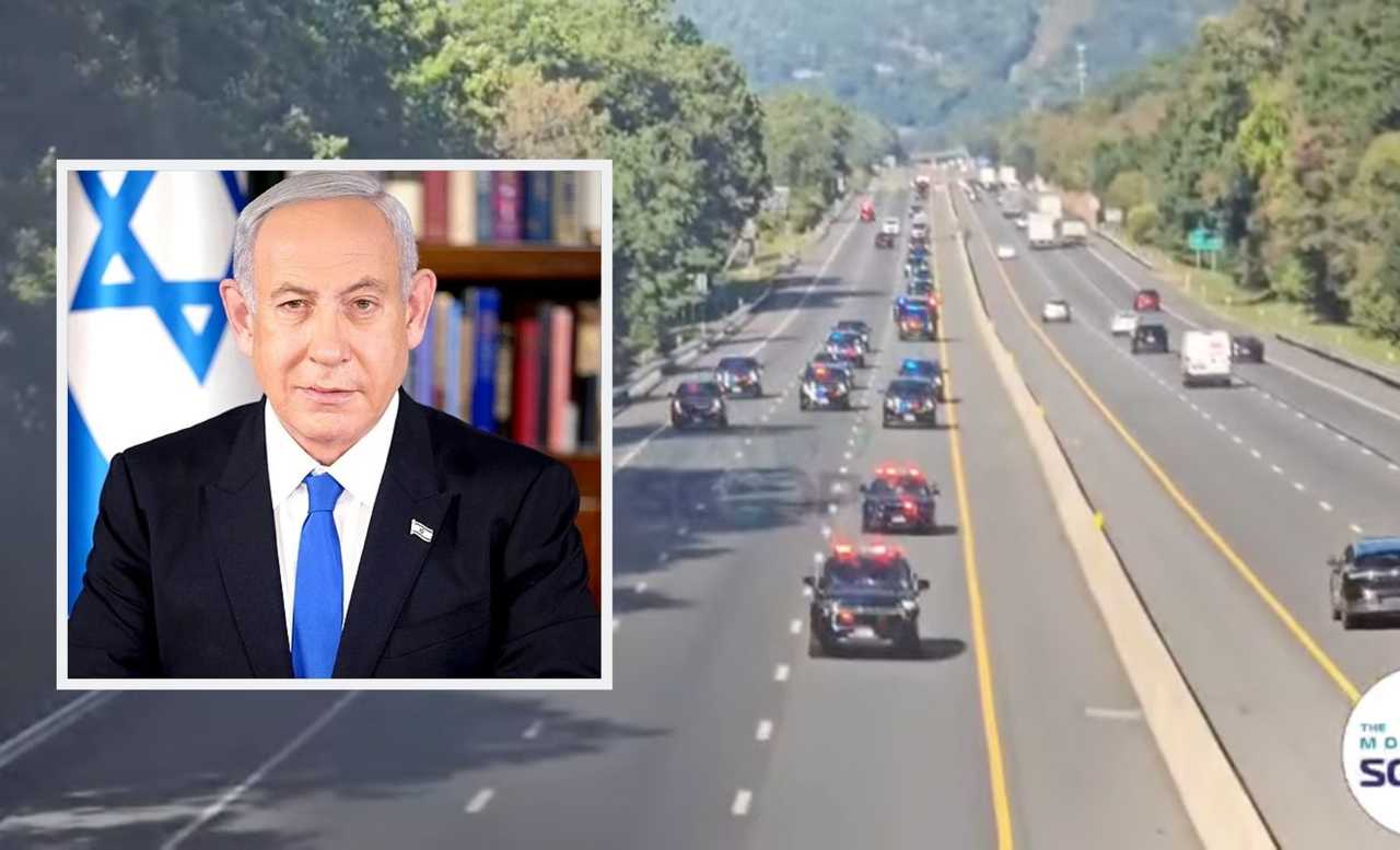 Israeli Prime Minister Netanyahu's Motorcade Seen On Thruway In Hudson Valley: Reports