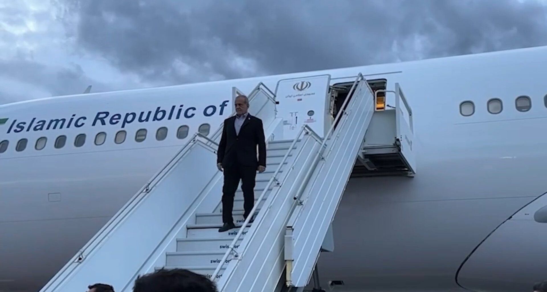 Iranian President Masoud Pezeshkian arrives in New York for UNGA | US-Israel war on Iran News