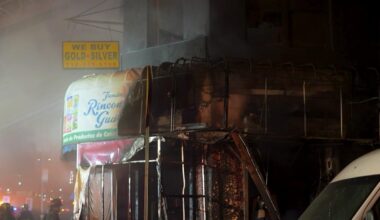 Large fire in Jamaica, Queens burns through store, firefighters say